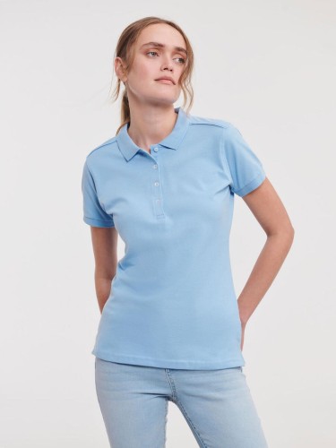 Damskie Polo Stretch Fitted 566F