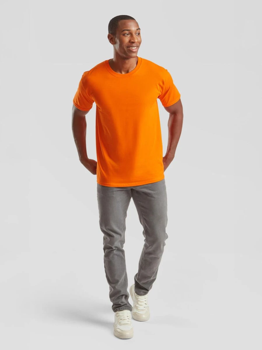 T-shirt Iconic 195 Ringspun Premium T (Orange)