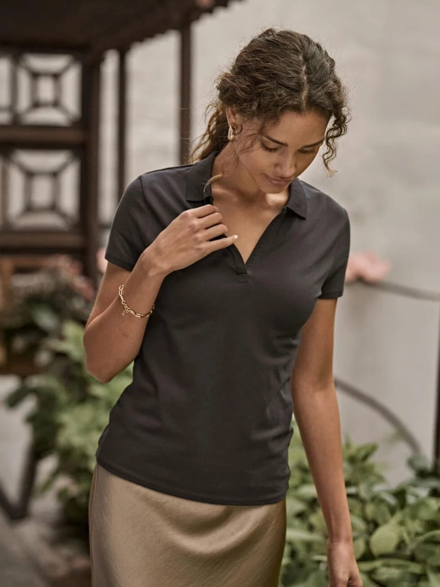 Damskie polo Luxury Stretch V 1409