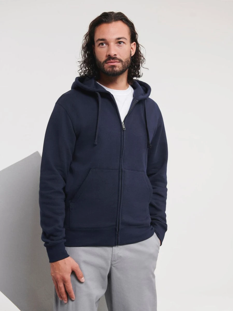 Męska bluza z kapturem na zamek Authentic 266M