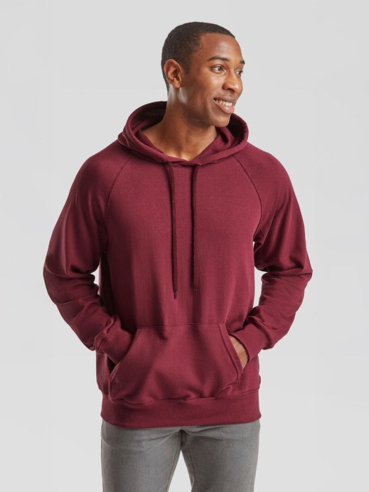 LIGHTWEIGHT HOODED SWEAT 62-140-0 (Burgundy)