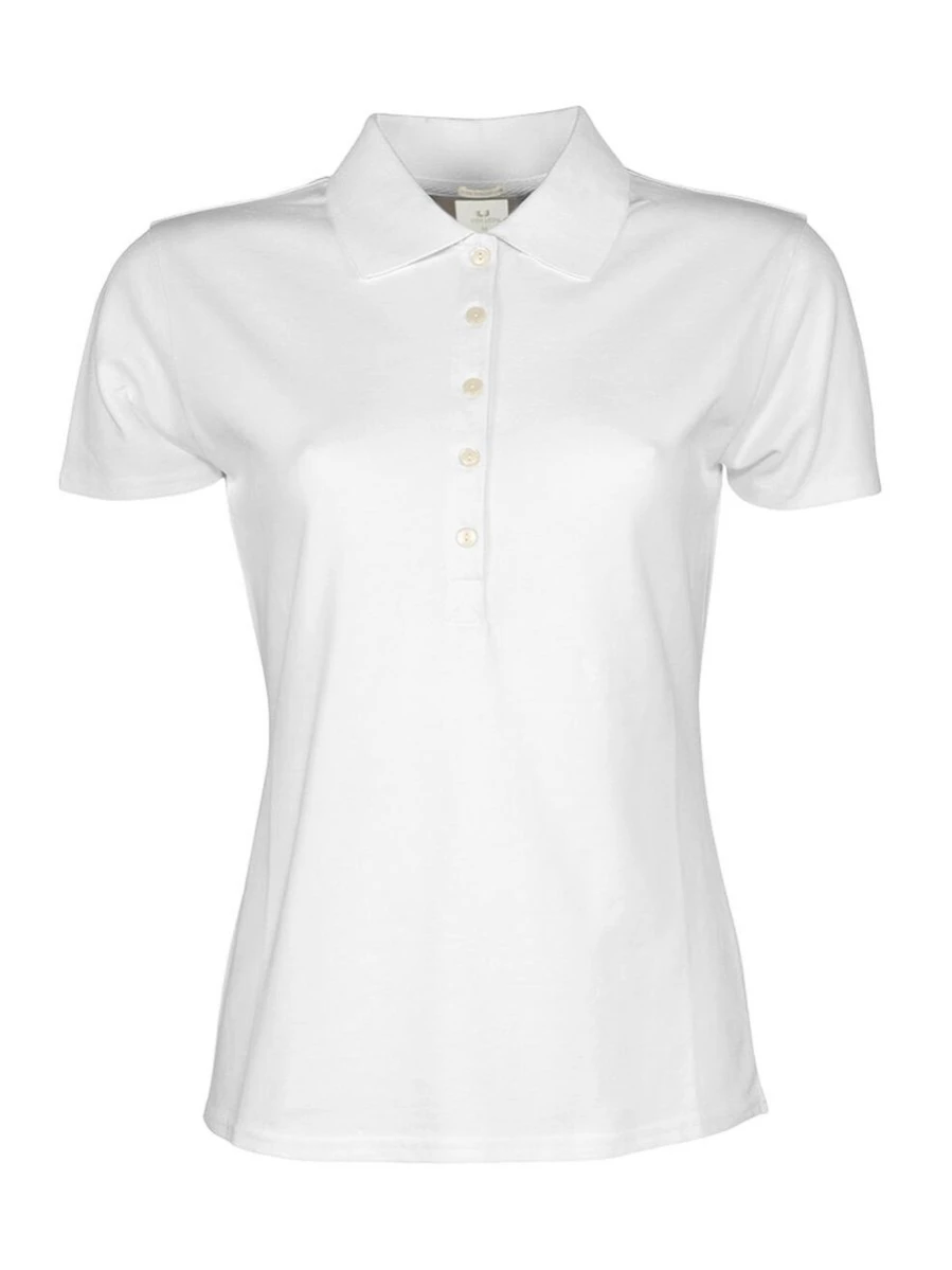 Polo Tee Jays Luxury Stretch 145/White
