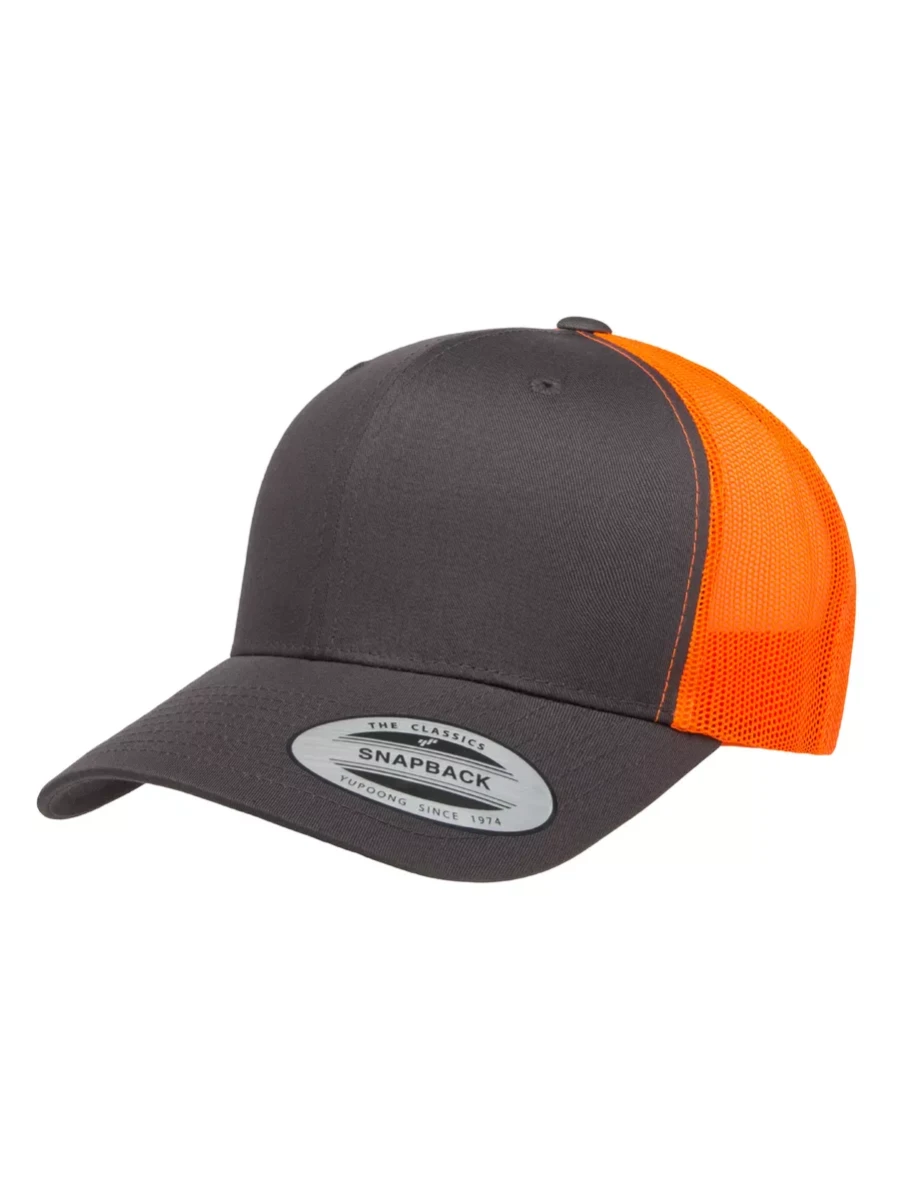 Charcoal/Neon Orange