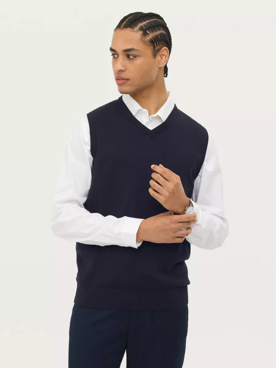 Unisex Sleeveless Sweater Gentlemen 00591