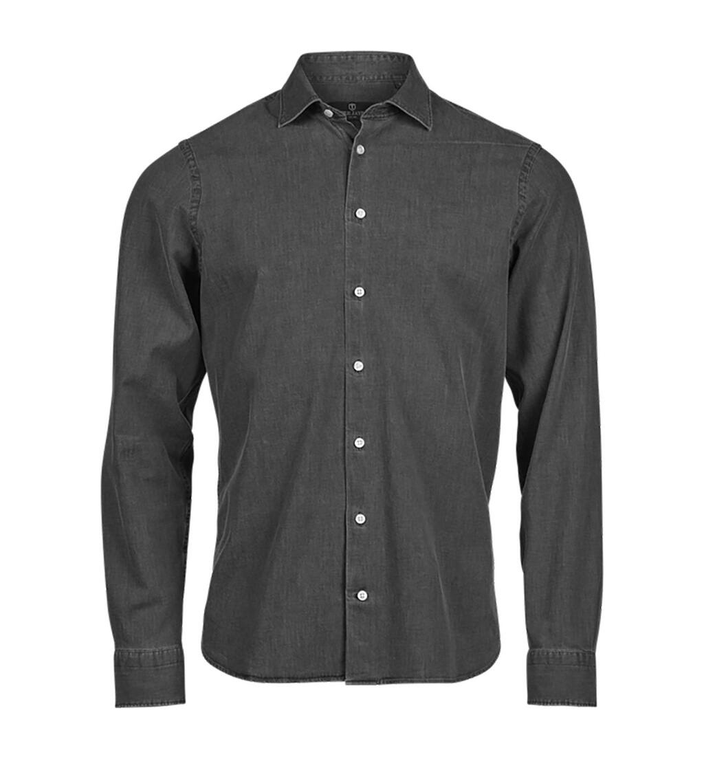 Koszula jeansowa Tee Jays Denim 4004 (Black Denim)