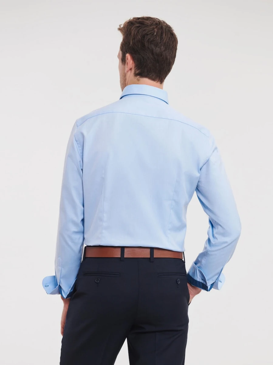 Koszula Tailored Contrast Herringbone Russell R-964M-0