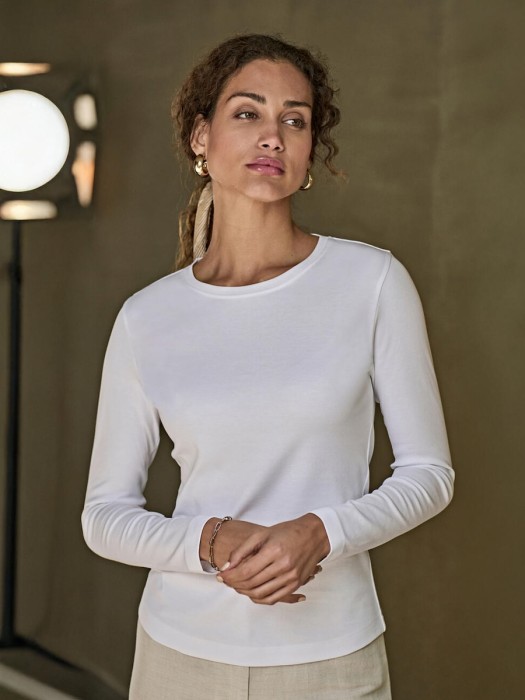 Women´s Long Sleeve Interlock Tee Jays 590
