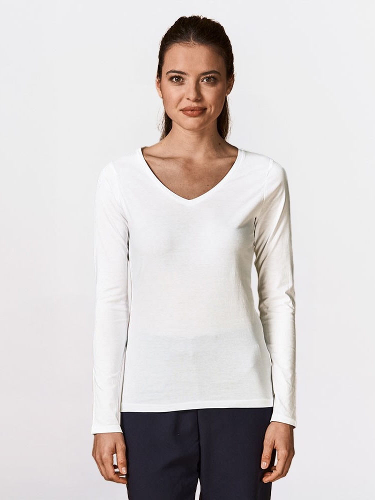 Damski Long Sleeve V-Neck Promodoro 1560