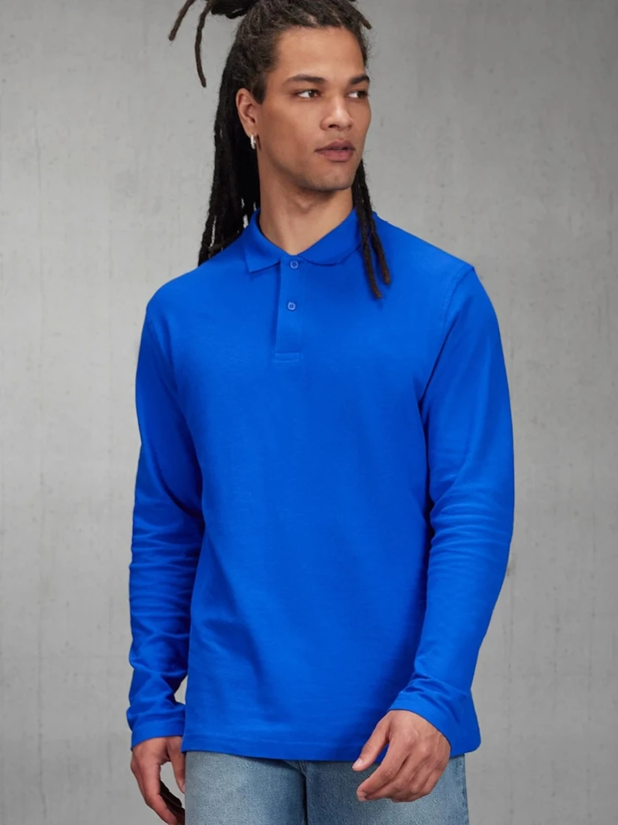 Męskie Polo ID.001 LSL PUI12