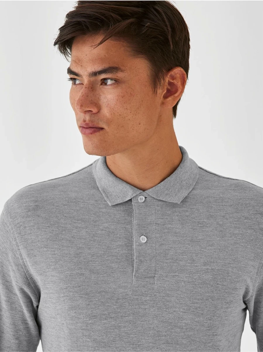 Męskie Polo ID.001 LSL PUI12