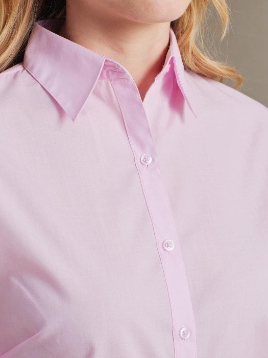 Women's Long Sleeve Poplin Blouse PR300