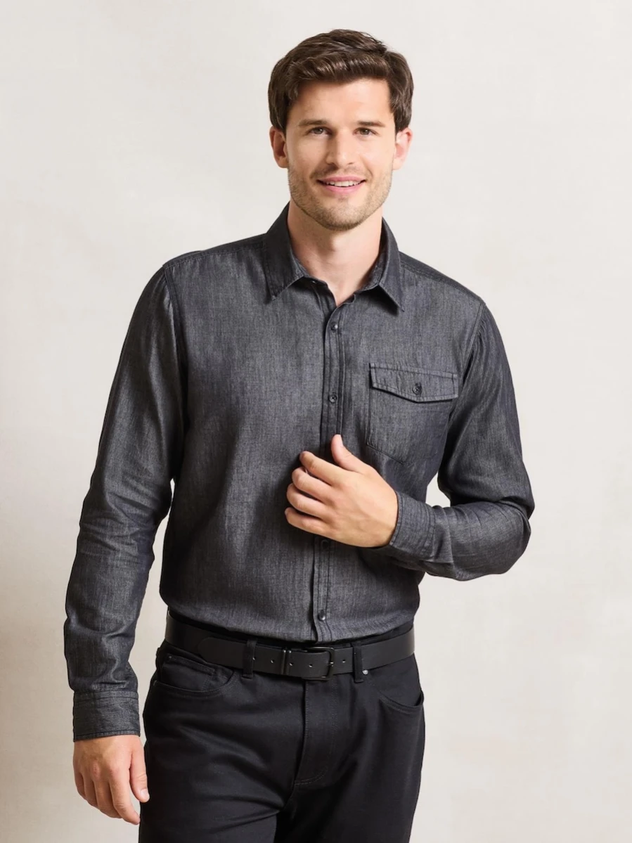 Męska koszula jeansowa Premier Workwear PR222