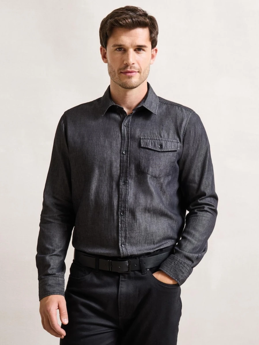 Męska koszula jeansowa Premier Workwear PR222