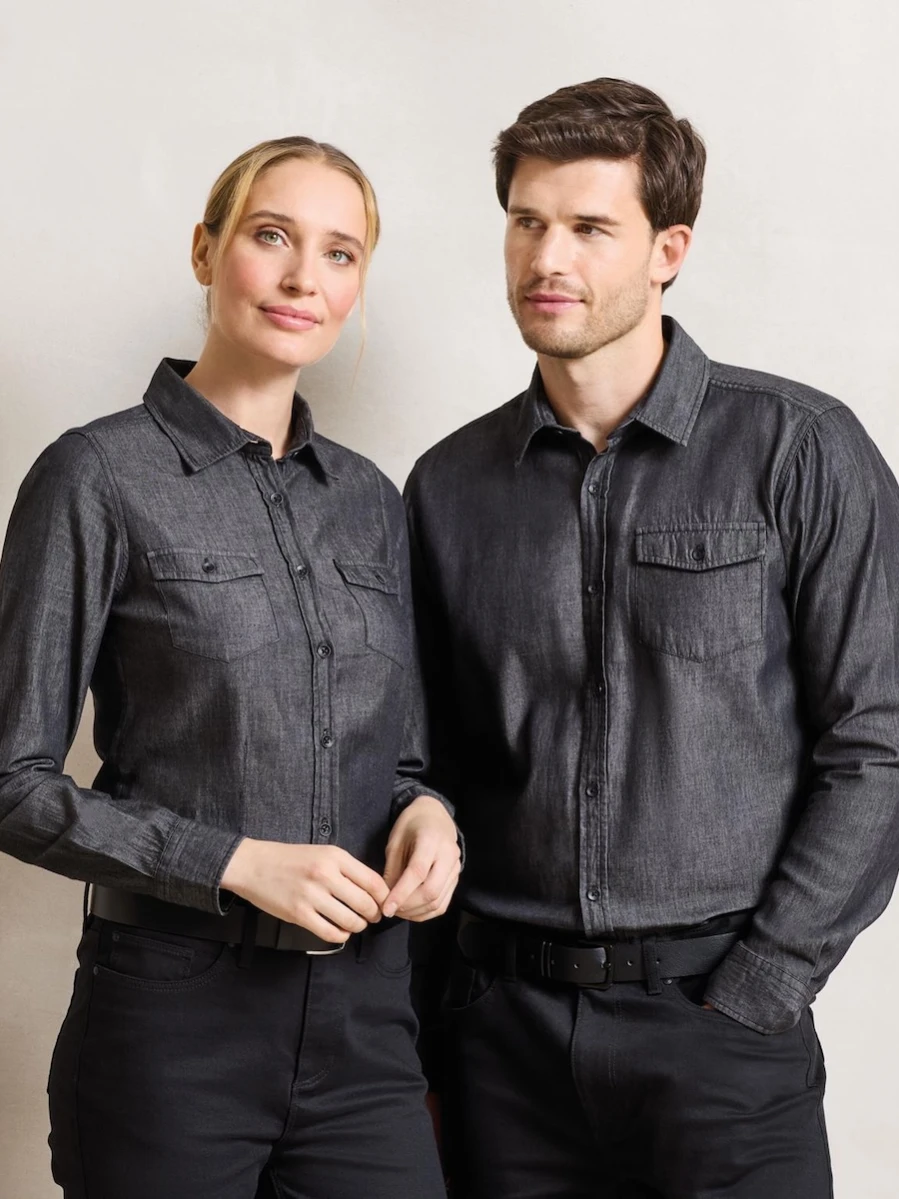 Męska koszula jeansowa Premier Workwear PR222