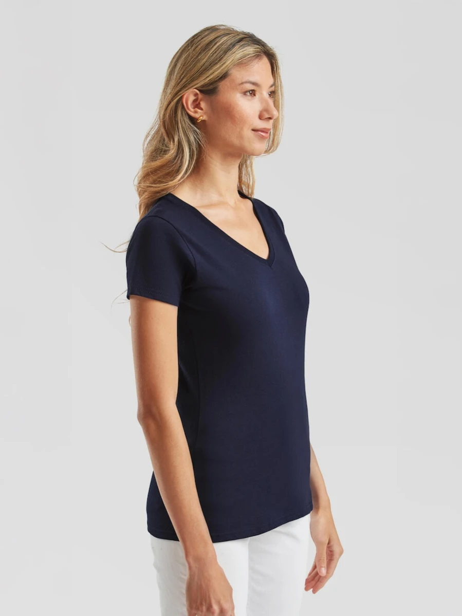 Damski T-shirt Valueweight V-Neck 61-398-0