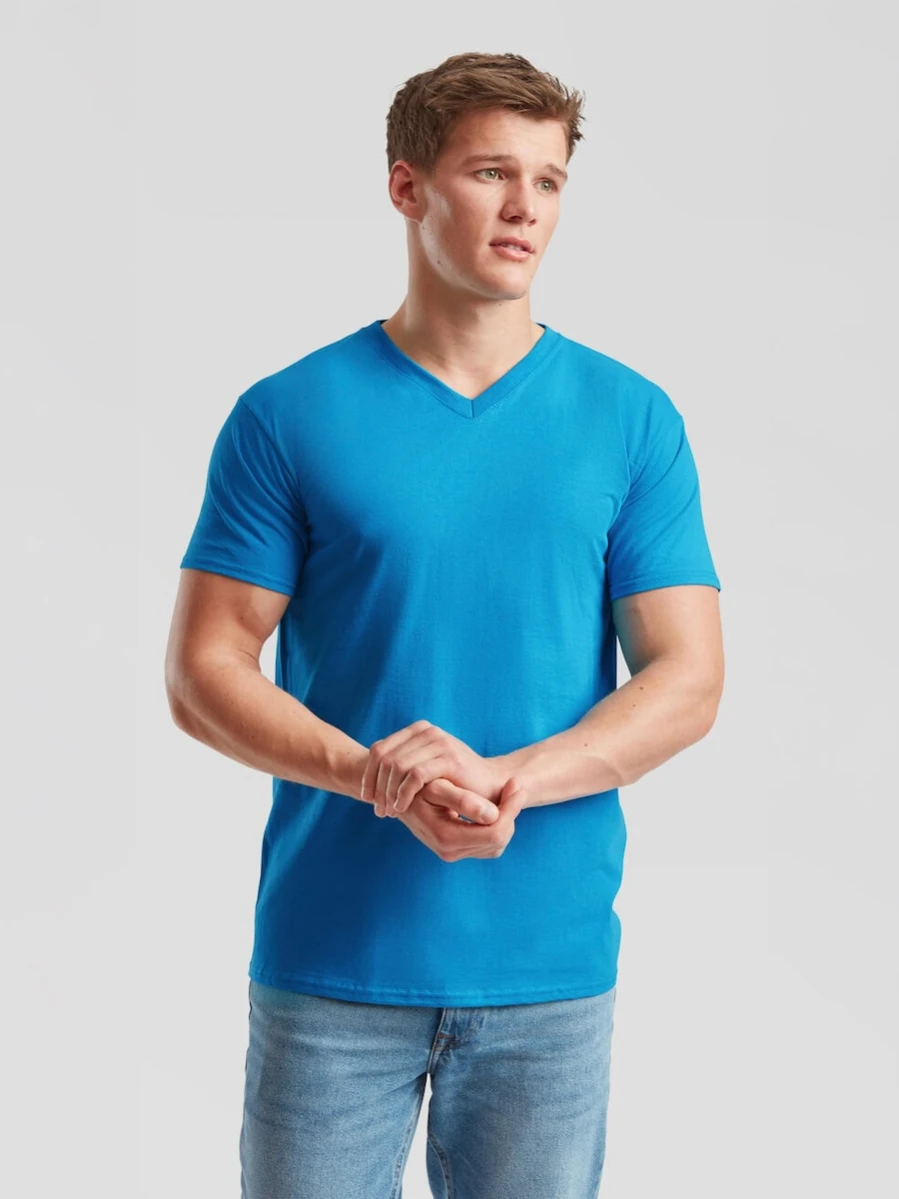 Męski T-shirt Valueweight V-Neck 61-066-0