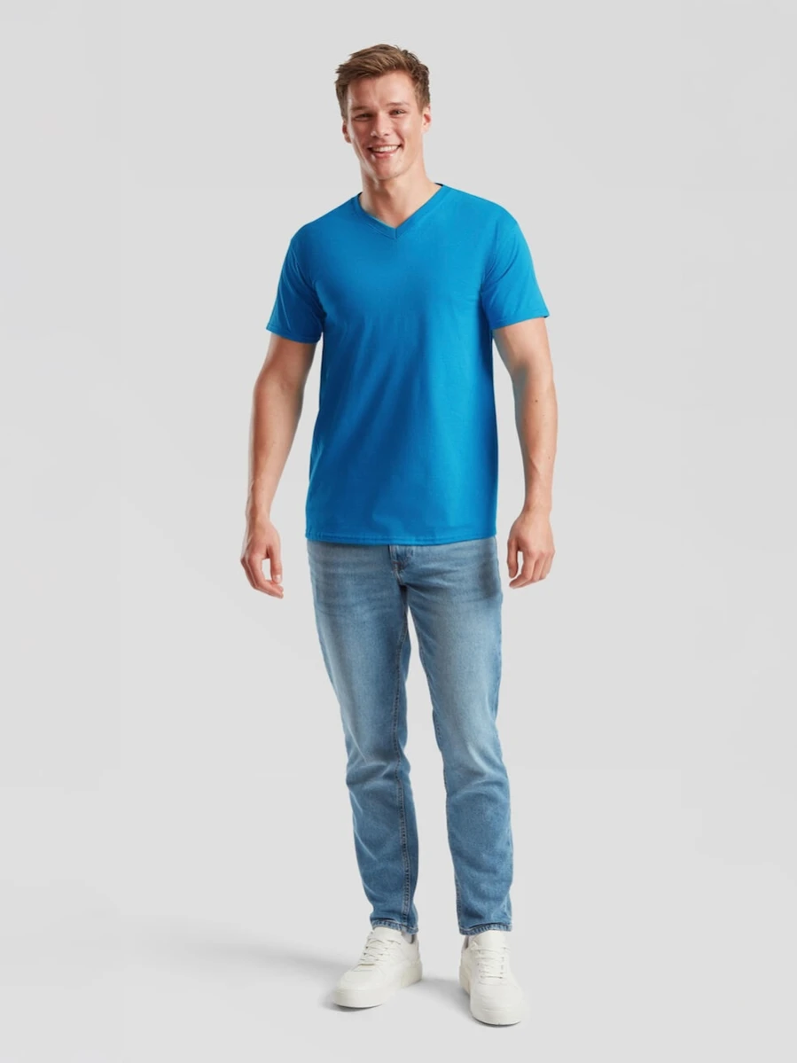Męski T-shirt Valueweight V-Neck 61-066-0