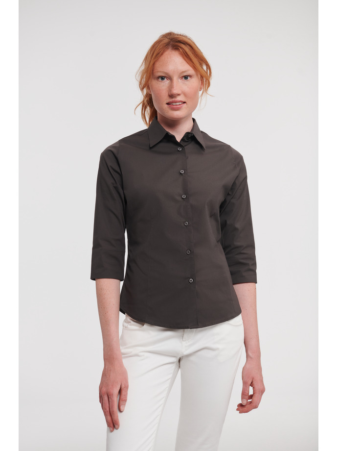 Koszula Russell Poplin Shirt  R-946F-0 (chocolate)