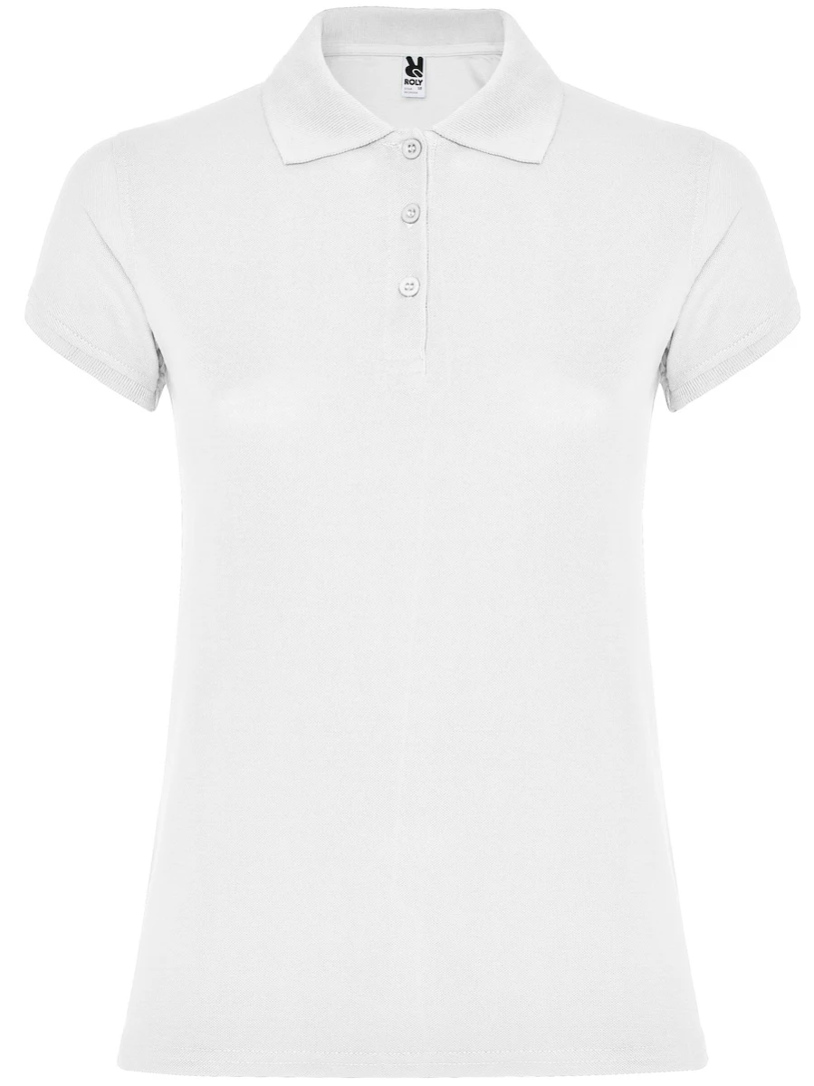 Damska koszulka Polo Roly Star 6634 - White
