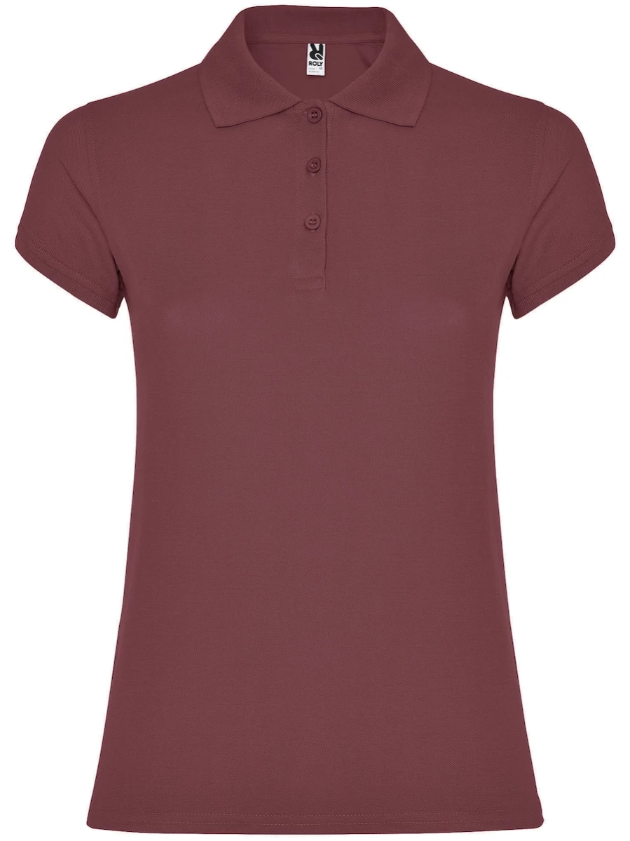Damska koszulka Polo Roly Star 6634 - Berry Red
