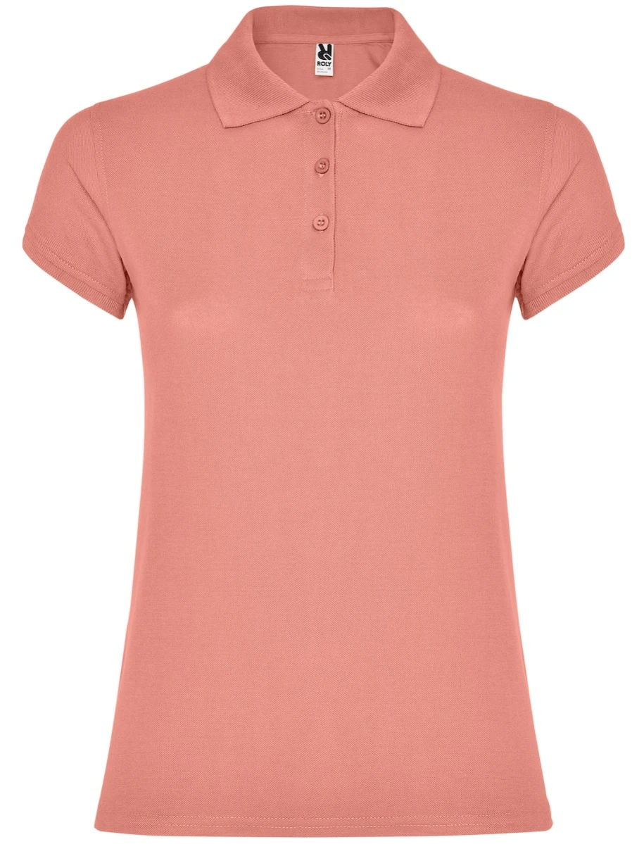 Damska koszulka Polo Roly Star 6634-Clay Orange