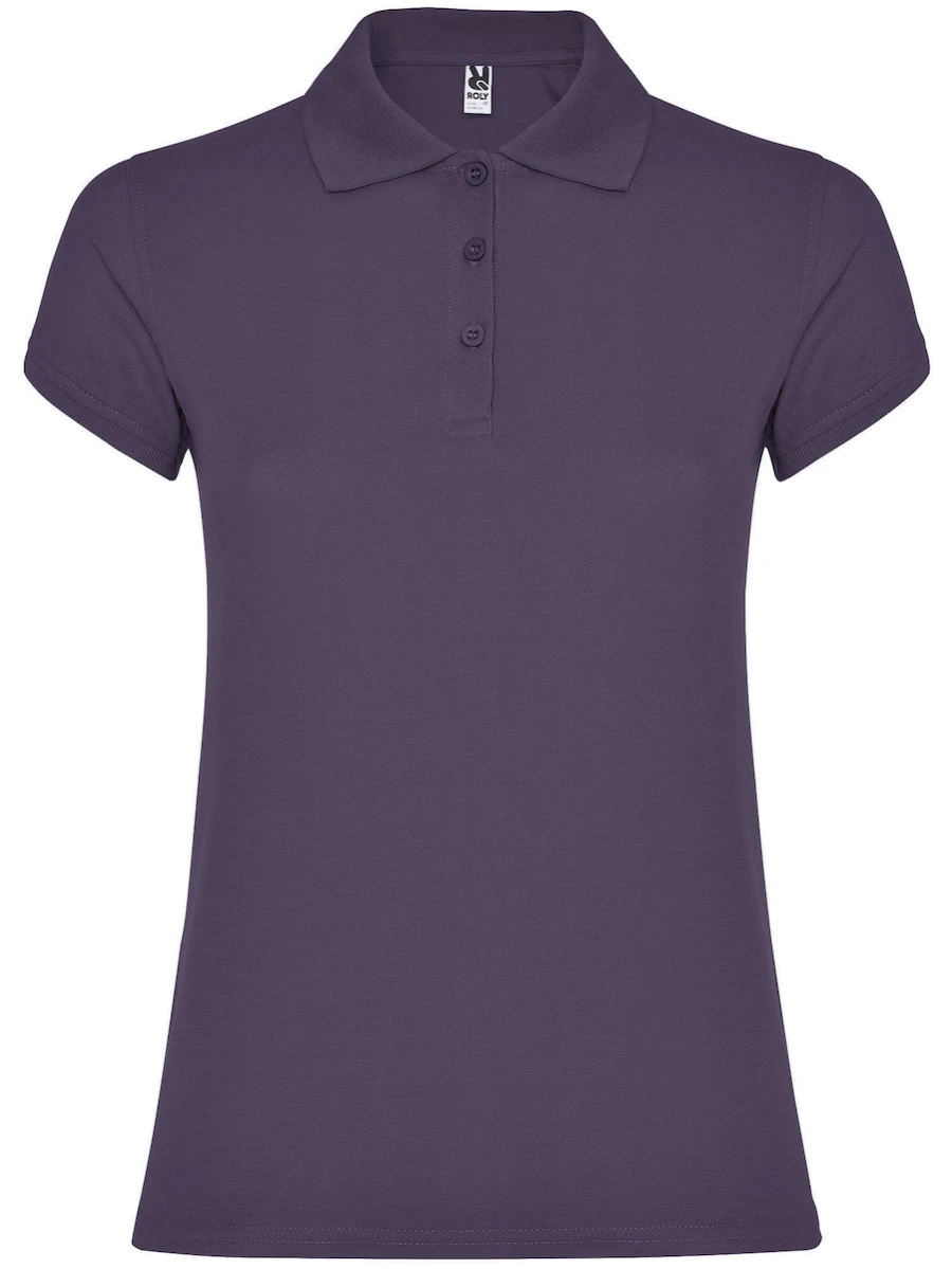 Damska koszulka Polo Roly Star 6634-Lilac