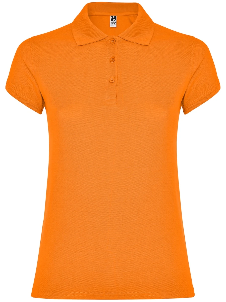 Damska koszulka Polo Roly Star 6634-Orange