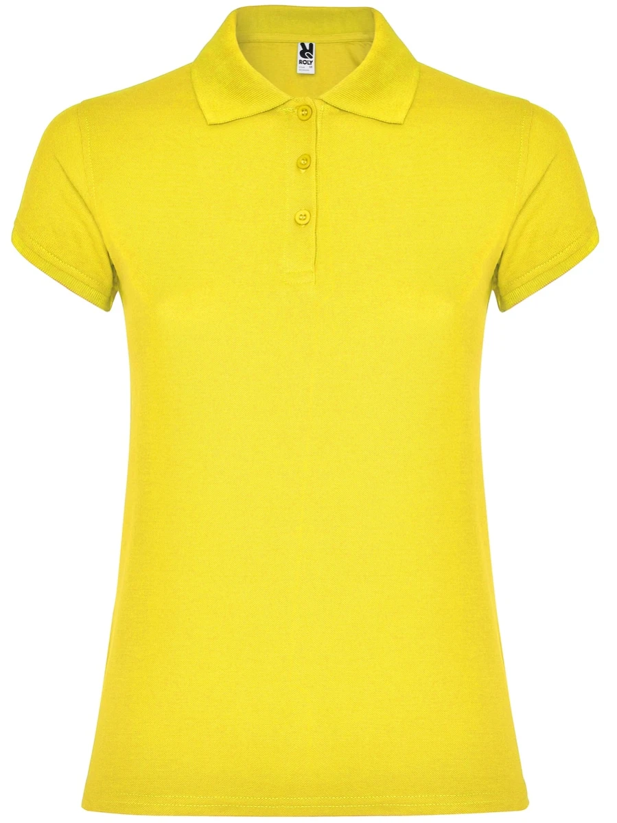 Damska koszulka Polo Roly Star 6634-Yellow