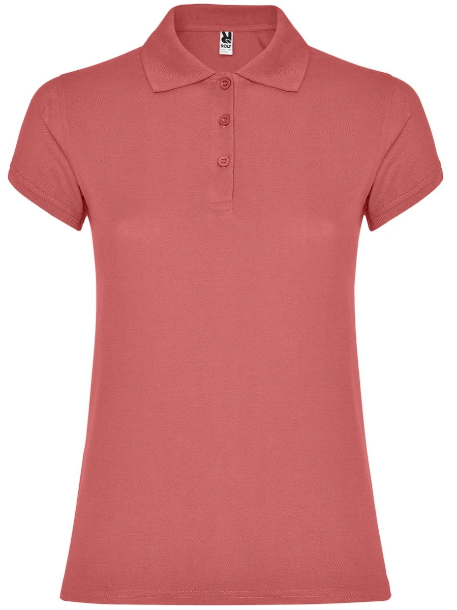 Damska koszulka Polo Roly Star 6634-Chrysanthemum Red