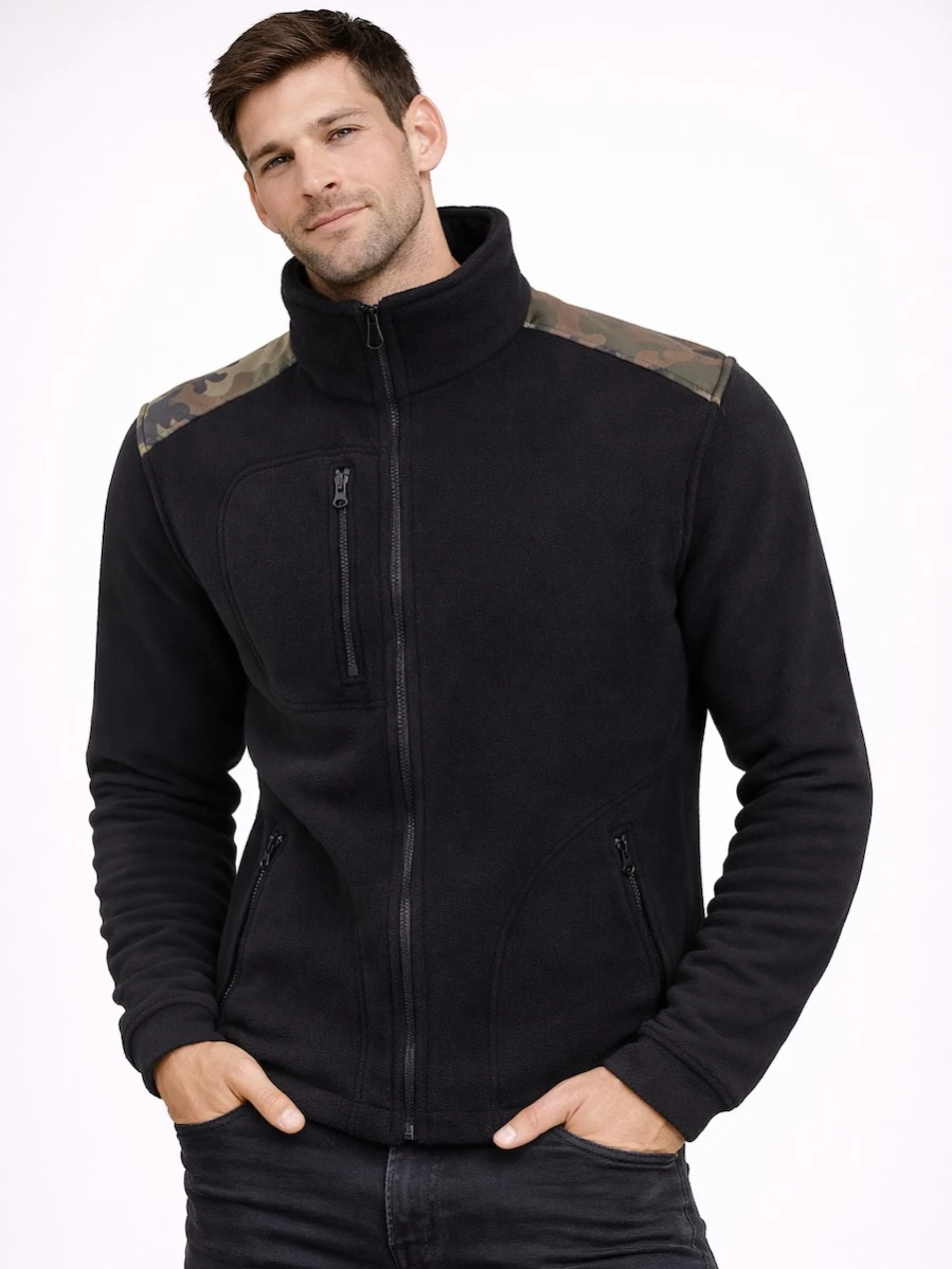 Polar unisex JHK FLRA340 - Black/Camouflage