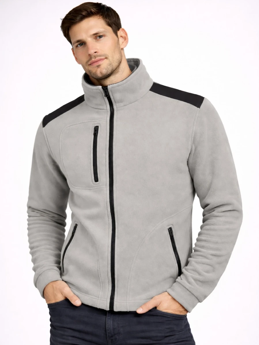 Polar unisex JHK FLRA340 - Light Grey/Black