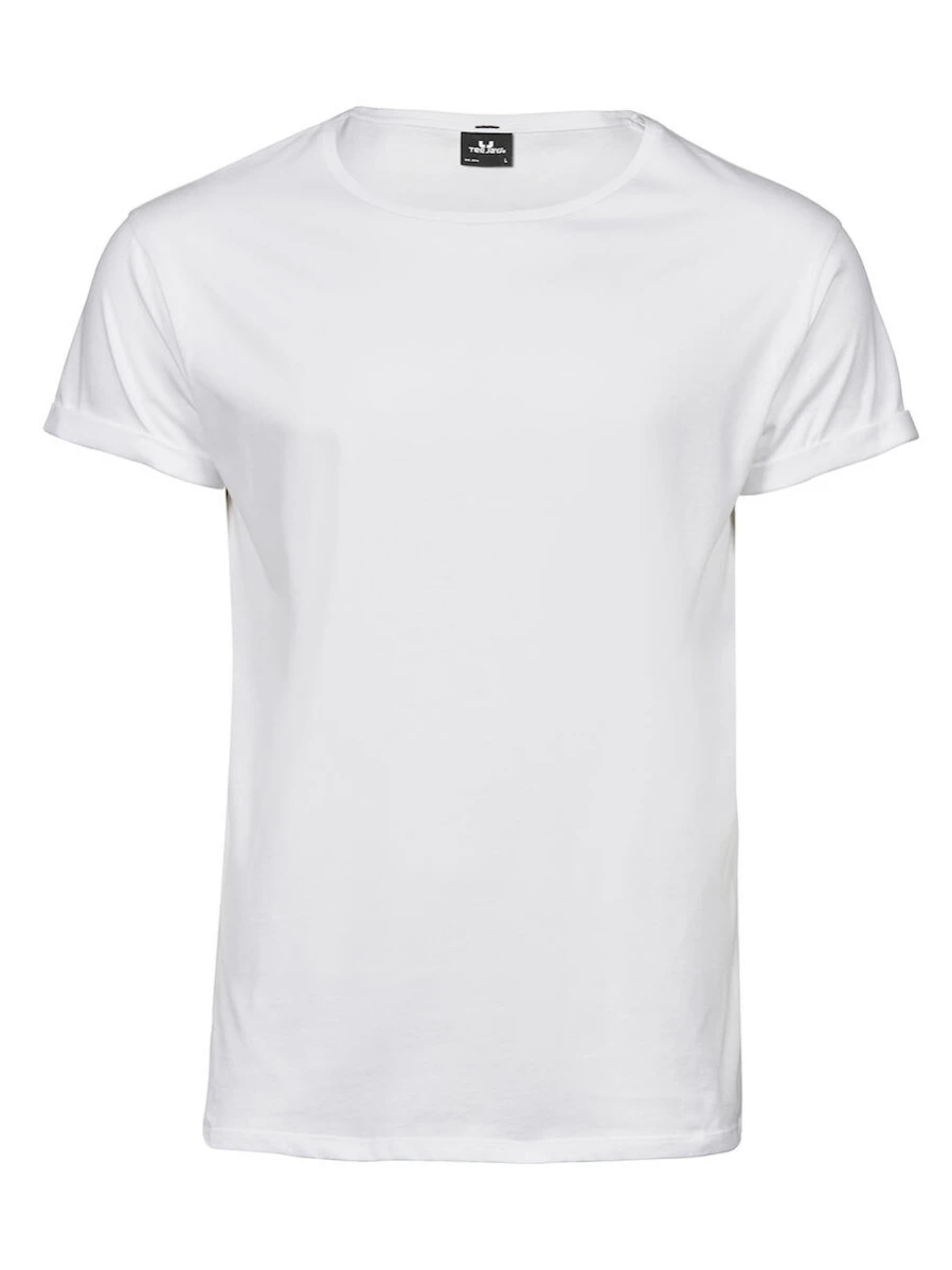 Męski T-shirt Roll-Up 5062/White