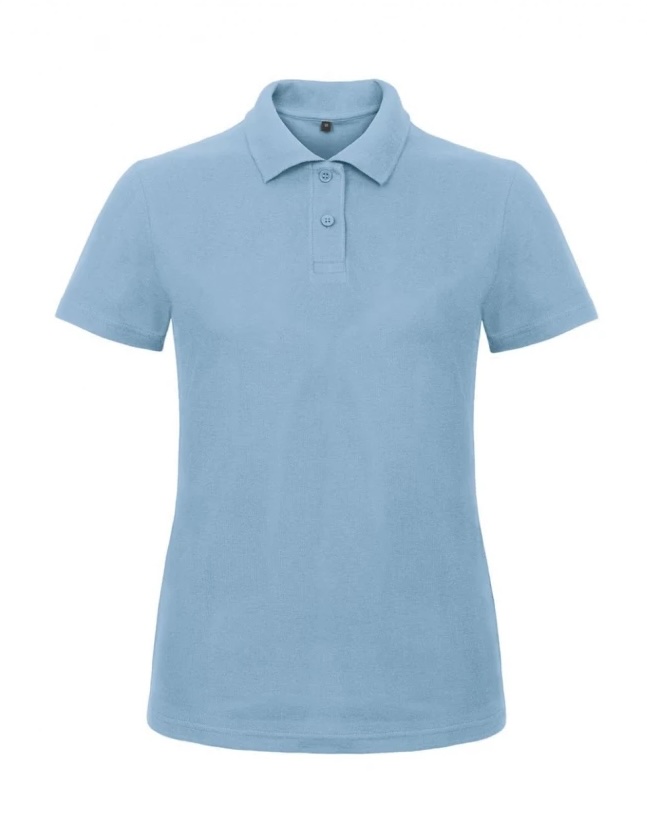 Damska koszulka Polo ID.001 PWI11/Light Blue