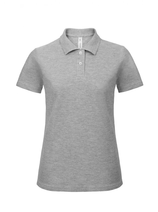 Damska koszulka Polo ID.001 PWI11/Heather Grey