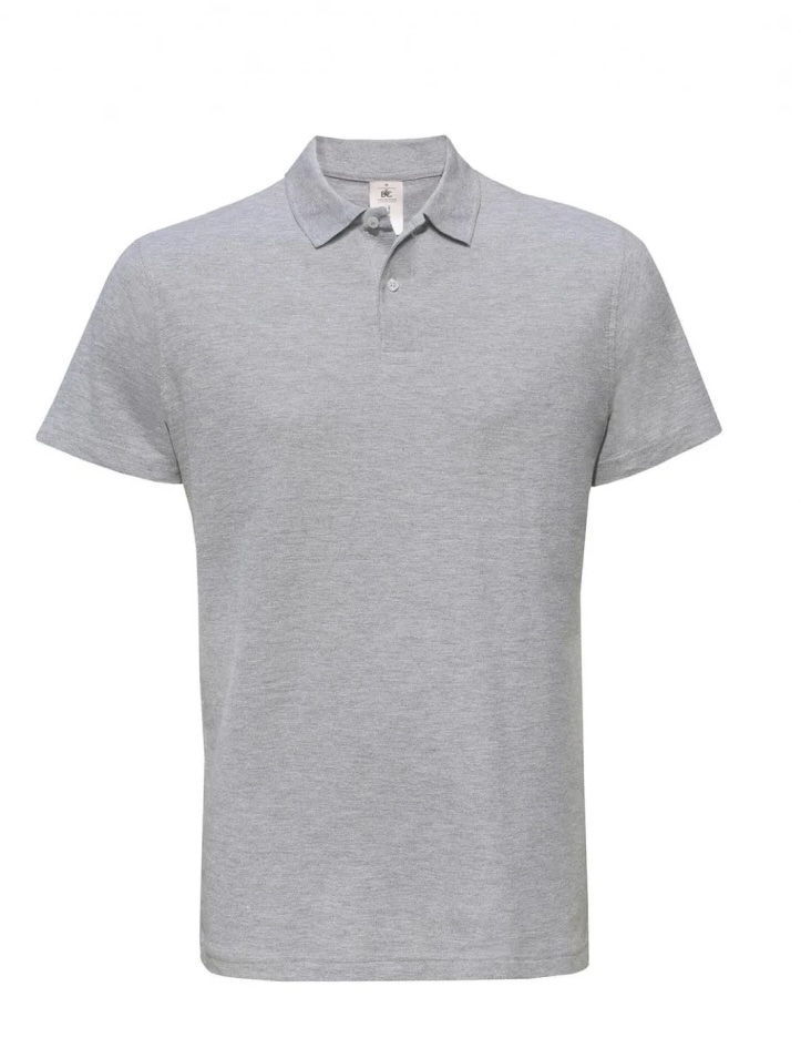 Męska koszulka Polo ID.001 PUI10/Heather Grey