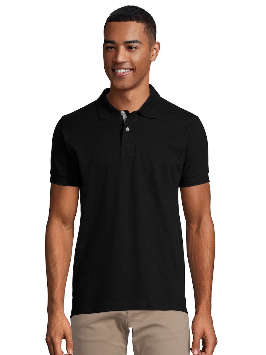Męska koszulka Polo Sols Portland 00574 - Black