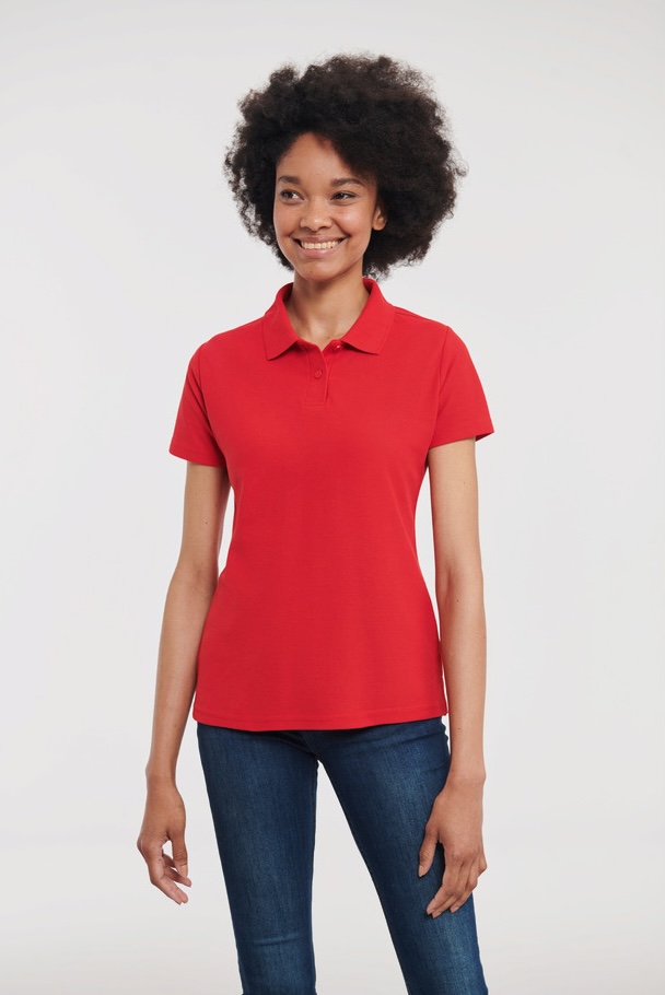 Classic Polycotton Polo Russell R-539F-0/Bright Red