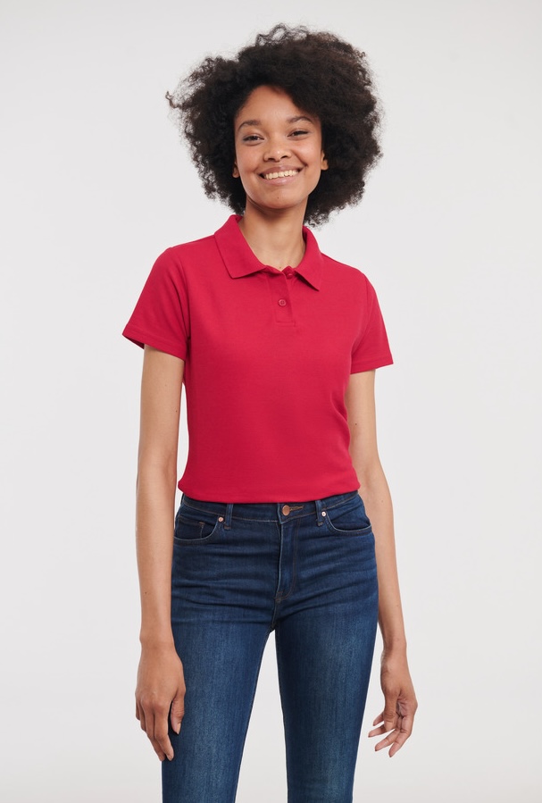 Classic Polycotton Polo Russell R-539F-0/Classic Red