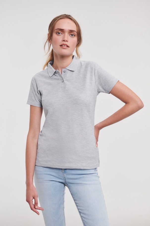 Classic Polycotton Polo Russell R-539F-0/Light Oxford