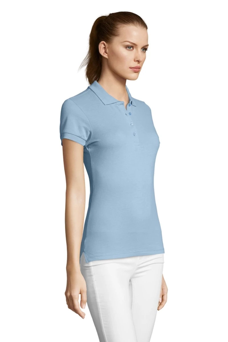 Damska koszulka Polo Passion 11338/Sky Blue
