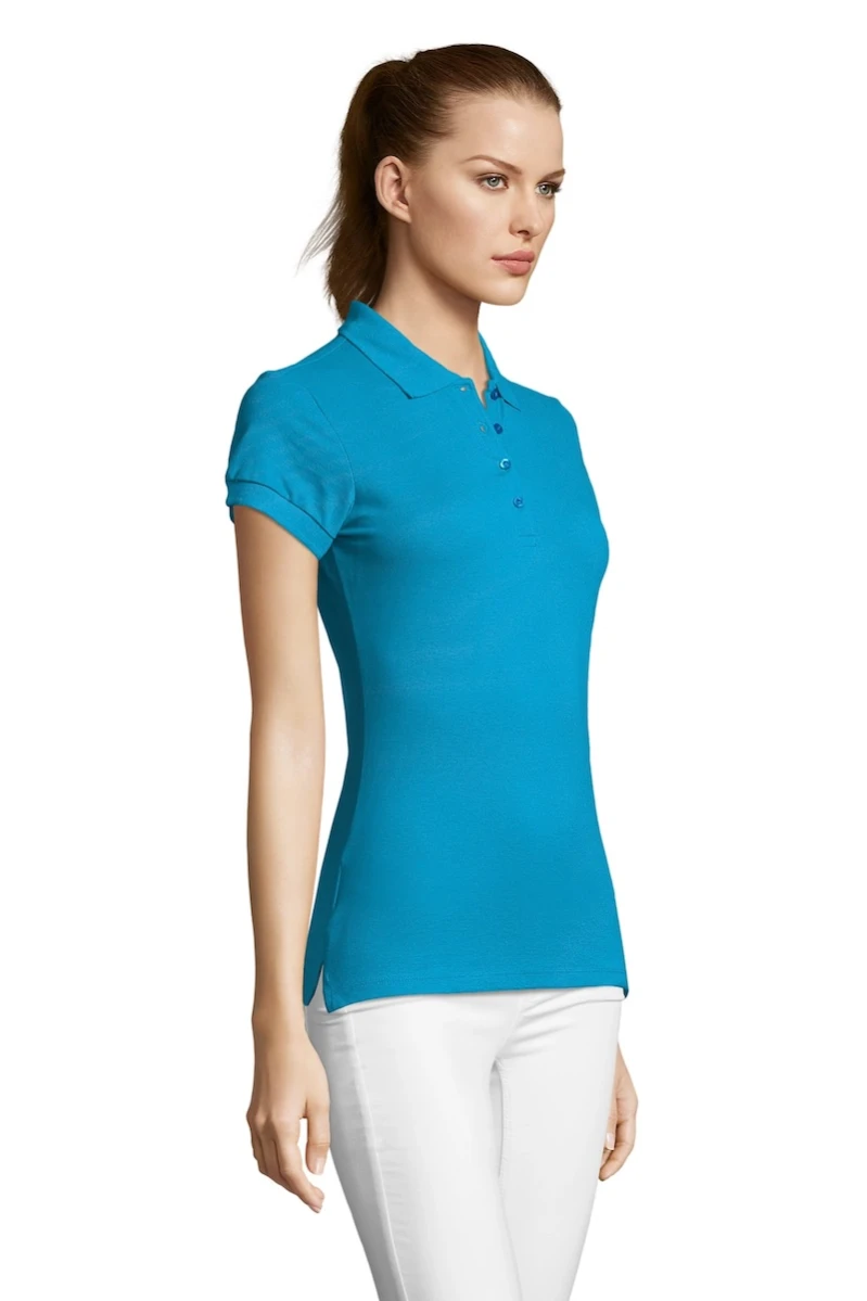 Damska koszulka Polo Passion 11338/Aqua