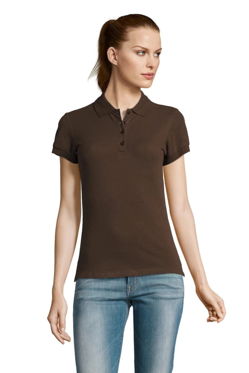 Damska koszulka Polo Passion 11338/Chocolate