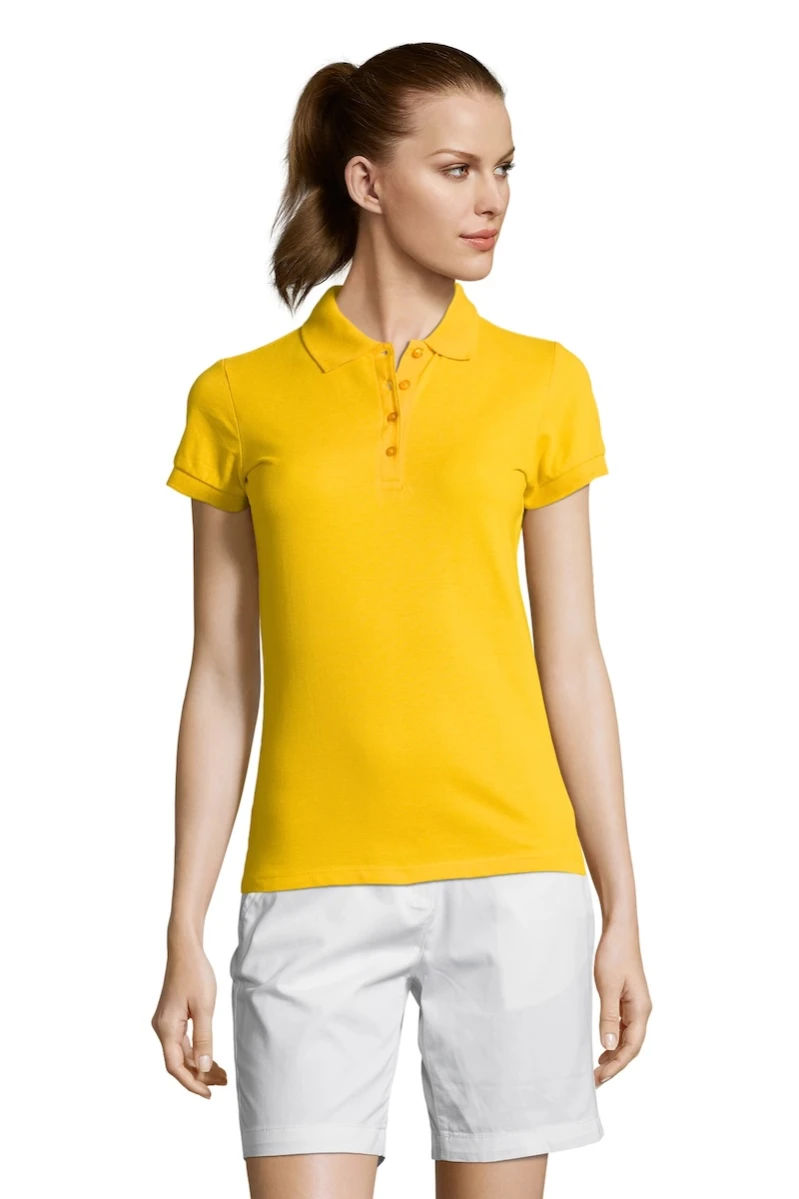 Damska koszulka Polo Passion 11338/Gold