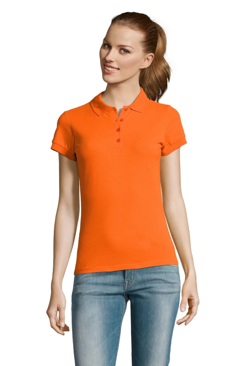 Damska koszulka Polo Passion 11338/Orange