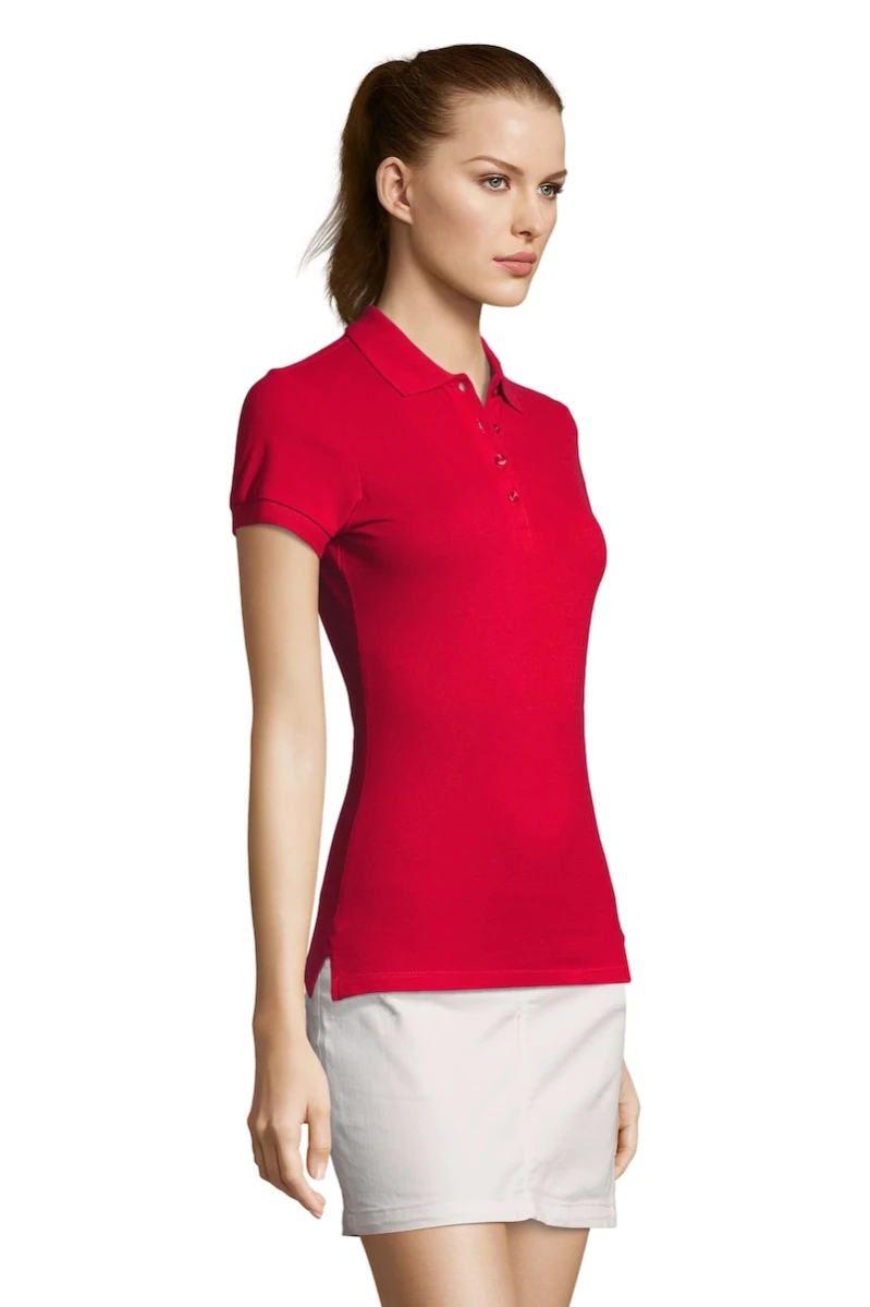 Damska koszulka Polo Passion 11338/Red