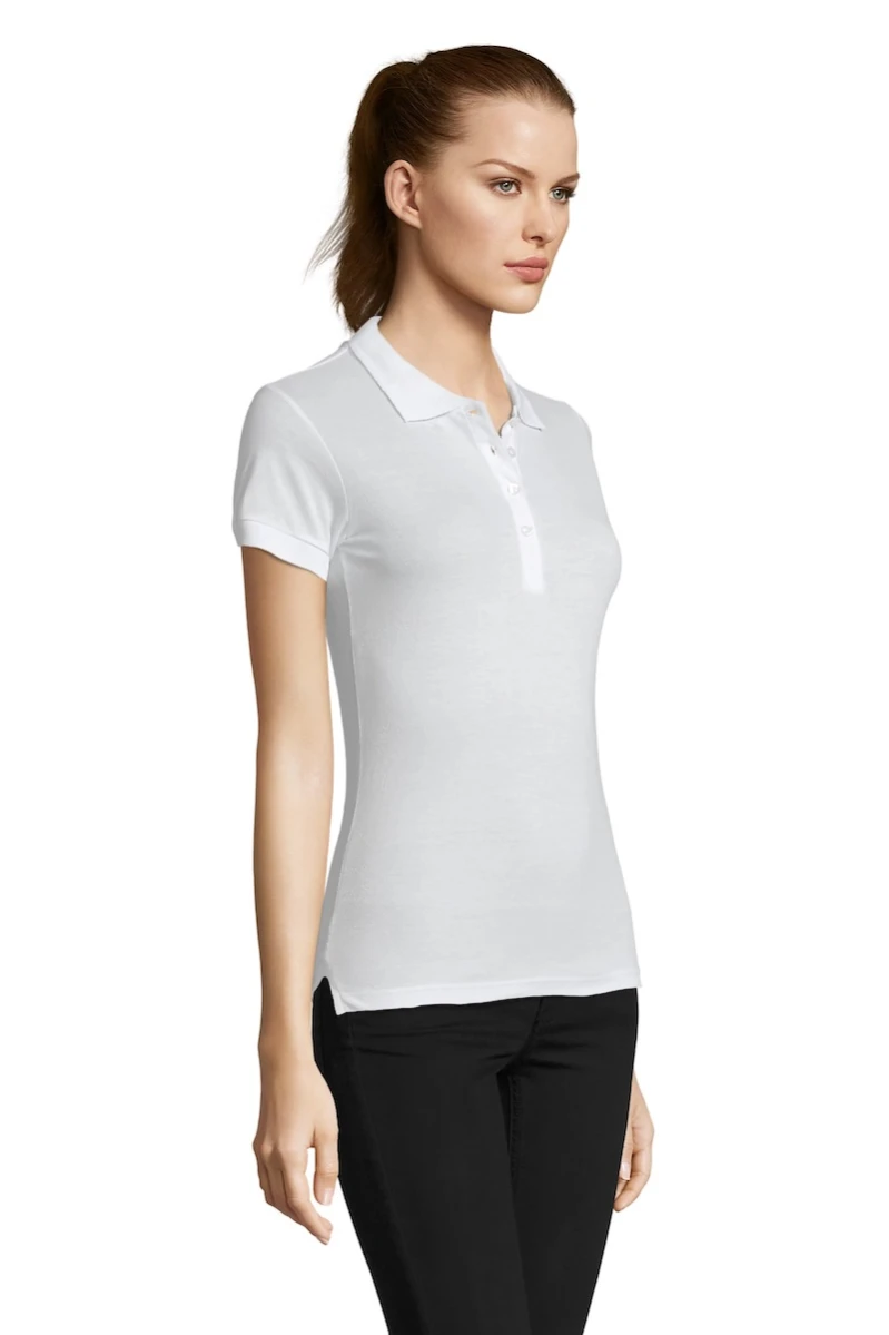 Damska koszulka Polo Passion 11338/White