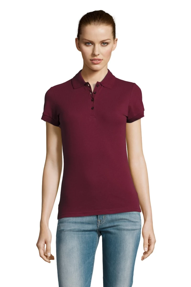 Damska koszulka Polo Passion 11338/Burgundy