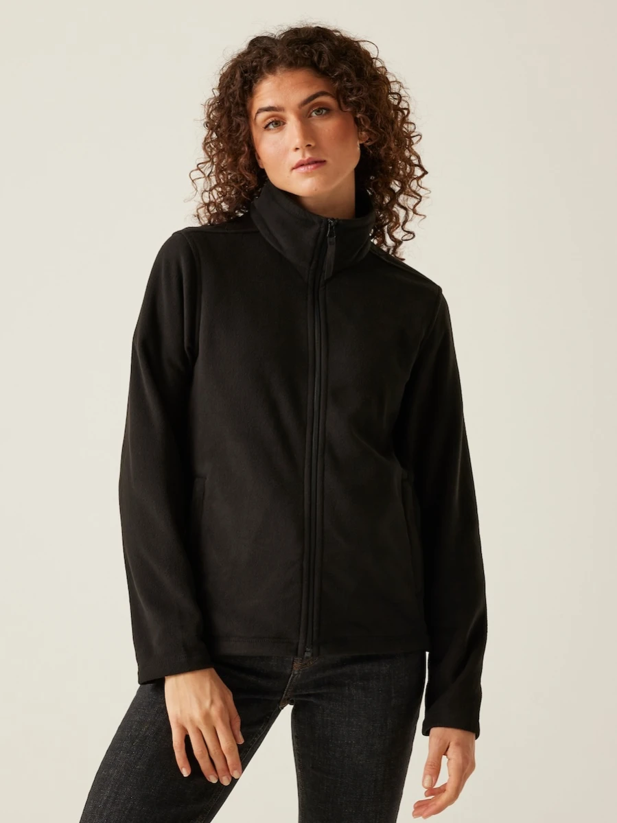 Damski Mikropolar Regatta Full Zip TRF565 (Black)