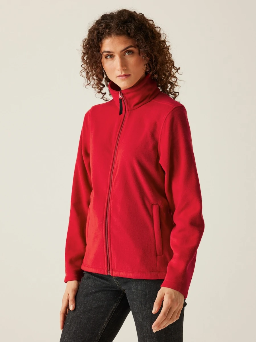 Damski Mikropolar Regatta Full Zip TRF565 (Classic Red)