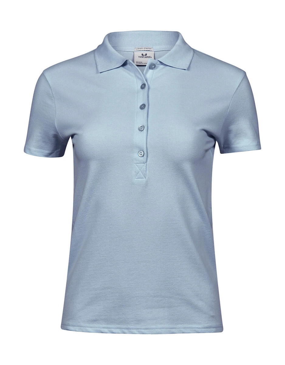 Polo Tee Jays Luxury Stretch 145/Light Blue